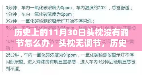 历史上的头枕调节问题，如何应对无调节头枕与黯淡的11月30日时光？