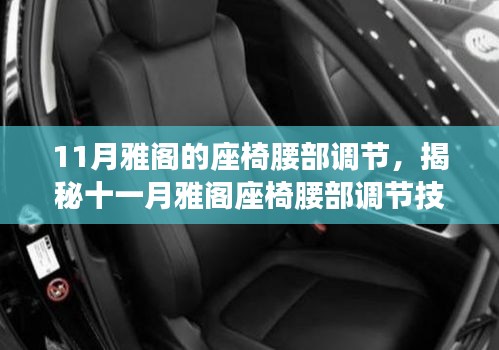 揭秘十一月雅阁座椅腰部调节技术，舒适度与健康完美融合，打造个性化驾乘体验