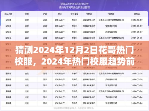 深度解读，预测2024年热门校服趋势与花哥校服猜想