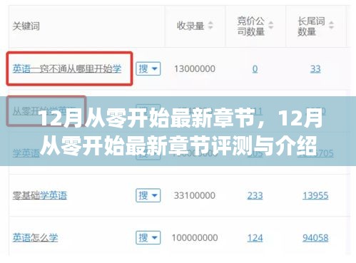 12月从零开始最新章节及评测介绍全解析