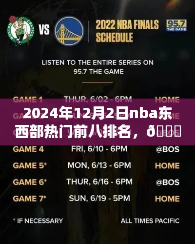 科技引领篮球新时代，揭秘2024年NBA东西部前八排名及巅峰对决前瞻