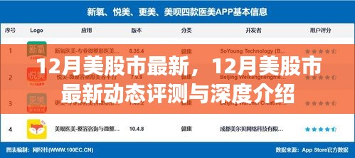 12月美国股市最新动态评测与深度介绍