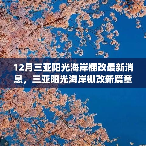 三亚阳光海岸棚改最新动态，变革中的学习，自信与成就感的源泉