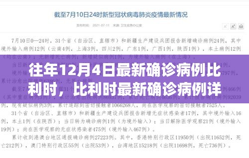 往年12月4日比利时最新确诊病例详解，数据分析与了解步骤