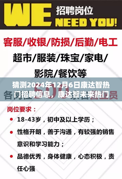 康达智未来招聘趋势展望，揭秘热门职位机遇与挑战，展望2024年12月6日的新机遇篇