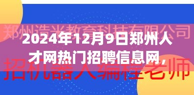 2024年12月9日郑州人才网热门招聘信息汇总，洞悉职场新动态