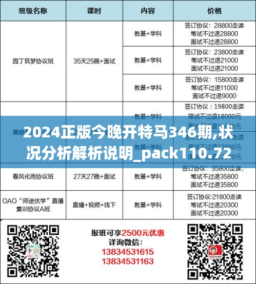 2024正版今晚开特马346期,状况分析解析说明_pack110.720