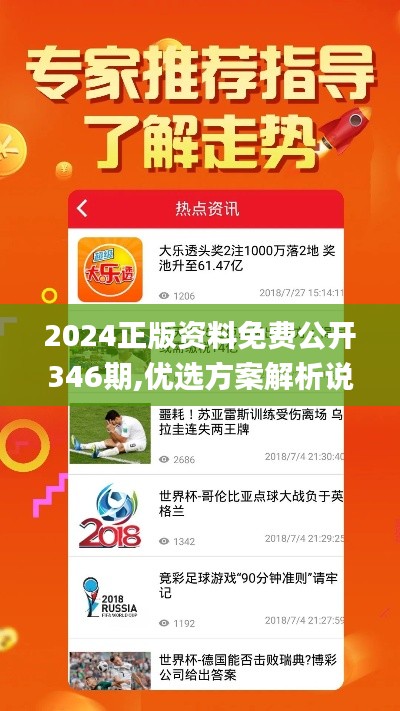 2024正版资料免费公开346期,优选方案解析说明_创意版17.994