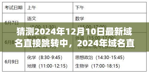 未来技术趋势下的新动态分析，2024年域名直接跳转现象展望与新技术预测（独家猜测）