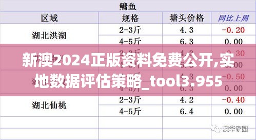 新澳2024正版资料免费公开,实地数据评估策略_tool3.955