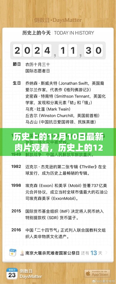 历史上的12月10日，探寻最新肉片观看的源头与历程