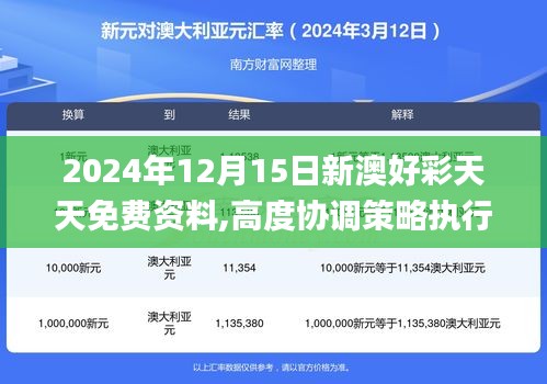 2024年12月15日新澳好彩天天免费资料,高度协调策略执行_YE版8.235