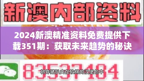 2024新澳精准资料免费提供下载351期：获取未来趋势的秘诀