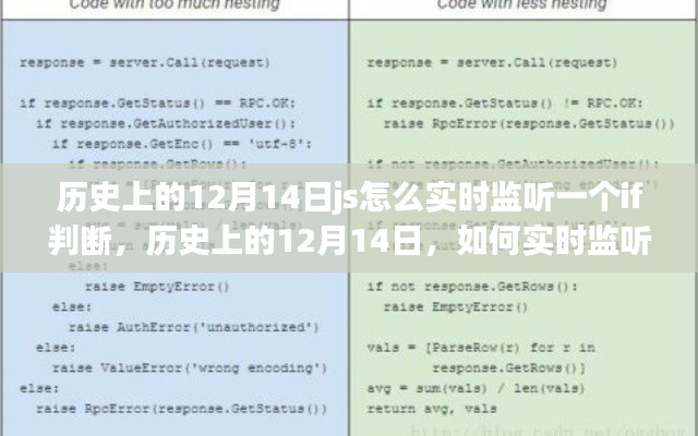 深度解析，如何实时监听JavaScript中的if判断 —— 以历史上的12月14日为线