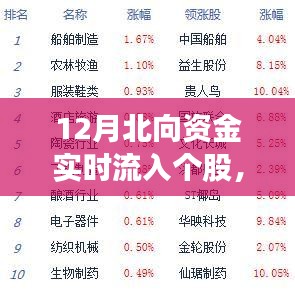 12月北向资金实时流入个股及产品的全面评测报告