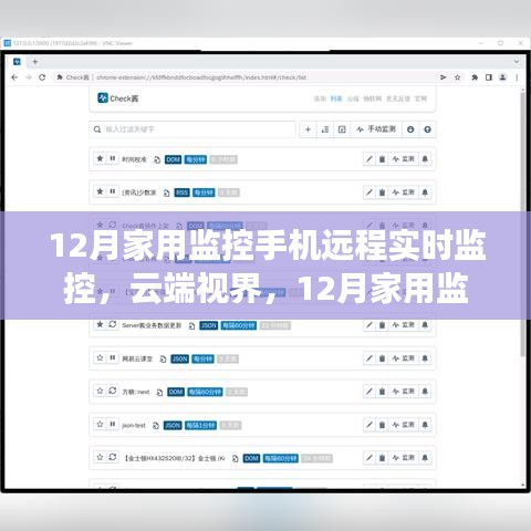 云端视界，家用监控手机远程实时监控的全面评测与体验