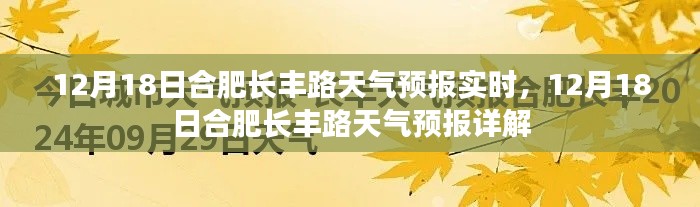 12月18日合肥长丰路天气预报详解及实时更新通知