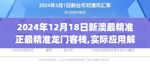 2024年12月18日新澳最精准正最精准龙门客栈,实际应用解析说明_SP4.527