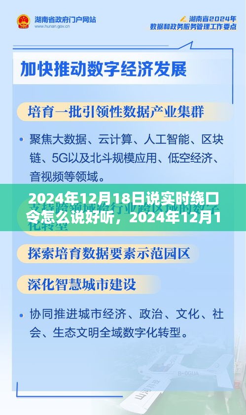 玩转实时绕口令，嘴巴舞动起旋律的秘诀（日期，2024年12月18日）