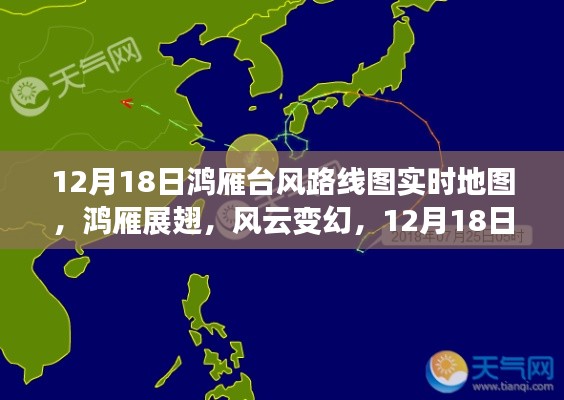 12月18日鸿雁台风实时路线图，风云变幻中的鸿雁展翅解析