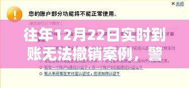 往年12月22日实时到账无法撤销案例警示，教训深刻，需警惕！