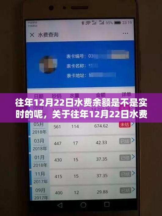 往年12月22日水费余额查询实时性的深度解析与探讨