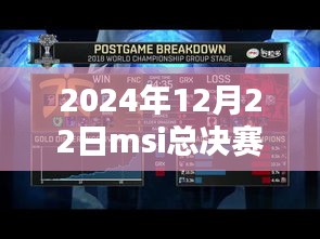 2024年MSI总决赛巅峰对决，实时赛况解析与精彩瞬间回顾