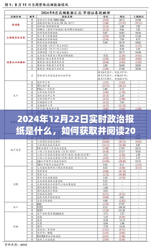 详细指南，获取并阅读2024年12月22日实时政治报纸的方法与内容解析