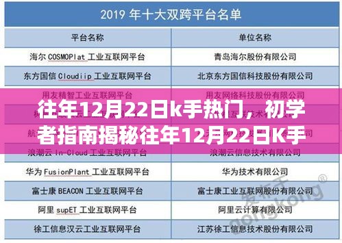 揭秘往年12月22日K手热门趋势，初学者指南与操作技巧分享