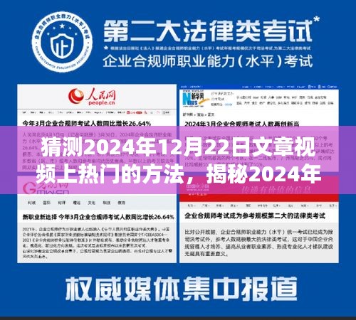 揭秘未来趋势，2024年热门文章视频制作秘诀，引领潮流上榜策略！