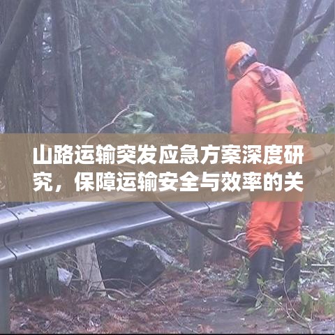 山路运输突发应急方案深度研究，保障运输安全与效率的关键策略