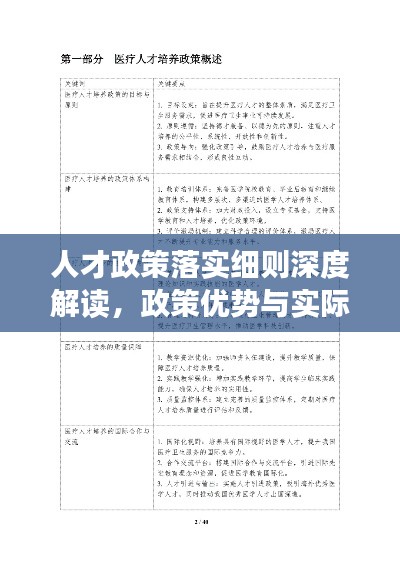 人才政策落实细则深度解读，政策优势与实际操作指南