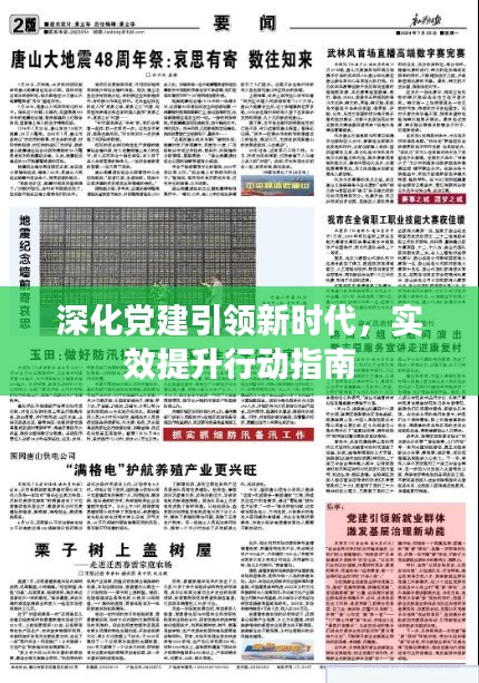 深化党建引领新时代，实效提升行动指南