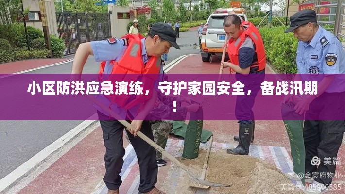 小区防洪应急演练，守护家园安全，备战汛期！