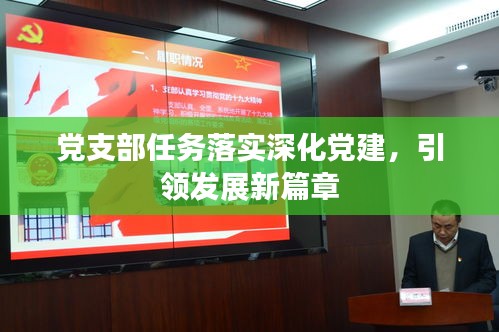 党支部任务落实深化党建，引领发展新篇章
